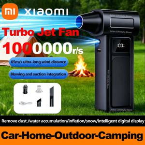 샤오미 1000000RPM 터보 제트 블로워 전기 강력한 에어 블로워 물 눈 먼지 제거 USB 충전 65m/s 브러시리스 제트 블로워