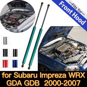 전면 개조 가스 스프링 리프트 지지대 충격 댐퍼, 탄소 섬유 소품, 스바루 임프레자 WRX GDA GDB 2000-2007 용 후드 보넷 스트럿