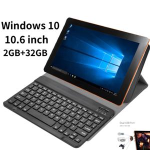 10.6인치 RAM 2GB ROM 32GB C24 윈도우 10 태블릿 PC Z3735F 32비트 1366 x 768 IPS 화면 6600mAh 1.33GHz 쿼드 코어 WIFI