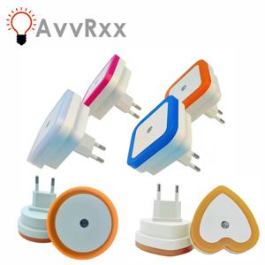 미니 LED 야간 조명 EU/US 플러그 황혼에서 새벽까지 센서 벽 밤 램프 광장 침실 복도 계단 복도 110V 220V