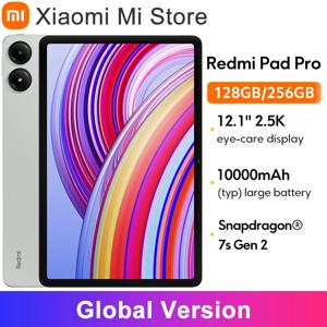 샤오미 레드미 패드 프로 미 태블릿 스냅드래곤 7s 2세대 글로벌 버전 33W 고속 충전 10000mAh 배터리 12.1인치 120Hz 2.5K 디스플레이