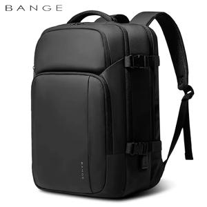 BANGE 새로운 디자인 대용량 USB 충전식 여행 배낭 남자 15.6 인치 노트북 배낭 남성용 방수 야외 가방
