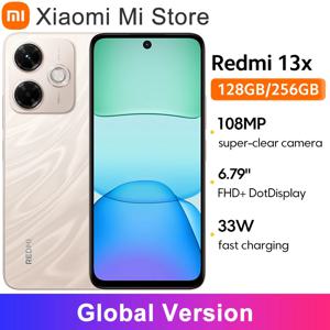 글로벌 버전 Xiaomi Redmi 13X 스마트폰 MTK Helio G91 Ultra 108MP 슈퍼 클리어 카메라 6.79