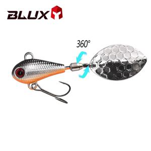 BLUX SPINTAIL 낚시 미끼 4.5g 7g 11g Mag Tail Spinner Shad Metal Vib 캐스팅 쇼어 지그 미끼 구리 블레이드 스푼 민물베이스
