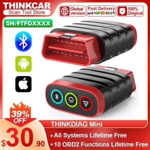 THINKCAR THINKDIAG 미니 OBD2 스캐너 진단 도구, OE 풀 시스템 자동차 스캐너, iOS 안드로이드 오류 코드 리더, 무료 업데이트