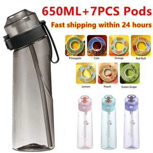 650ml 향미 물병 스포츠 마시는 병 풍미 포드 과일 향기 야외 캠핑 피트니스 패션을위한 물 컵