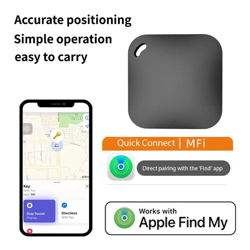스마트 블루투스 GPS 추적기 애플과 함께 작업 내 APP ITag 안티 분실 알림 장치 MFI 정격 로케이터 자동차 키 애완 동물 키즈 찾기