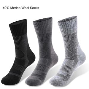 40% 메리노 울 하이킹 양말 남성 여성 봄 여름 얇은 하이킹 트레킹 스키 사냥 낚시 원활한 야외 스포츠