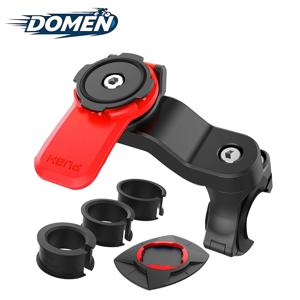 DOMEN 자전거 핸드폰 거치대 오토바이 휴대폰 마운트 미끄럼 방지 흔들림 방지 MTB 모토 핸들바 폰 브래킷 자전거 액세서리
