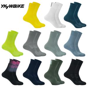 YKYWBIKE 사이클링 양말 전문 스포츠 양말 Mtb 도로 자전거 양말 야외 자전거 양말 레이싱 사이클링 양말 신발 러닝
