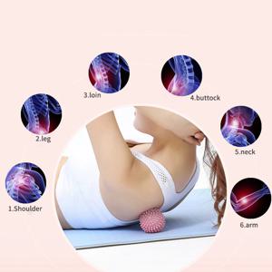 고슴도치 마사지 공 요가 근막 공 운동 피트니스 근육 이완 마사지 스틱 어깨 목 다리 발바닥 경락 공