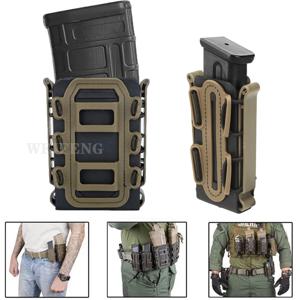 전술 Molle 잡지 파우치 AR 15 M4 AK 47 7.62 5.56 9mm 전갈 빠른 Mag 홀스터 케이스 홀더 총 사냥 Airsoft 액세서리