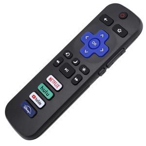 TCL Roku/Hisense Roku/Onn Roku/Philips Roku 스마트 TV용 Roku-tv 교체 리모컨(Roku 스틱 및 박스용 아님)