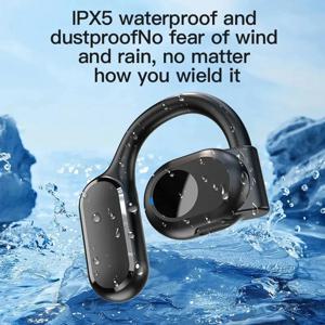 BY99 무선 헤드폰 Bluetooth 마이크 포함 골전도 핸즈프리 소음 차단 이어폰 Audifonos 운전용