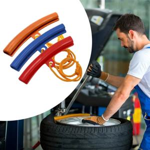 자동차 오토바이 휠 가드 림 프로텍터 빨간색 자전거 자동차 휠 림 프로텍터 타이어 체인저 가드 타이어 변경 보호 도구