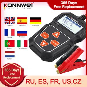 KONNWEI KW208 자동차 배터리 테스터 12V 100 ~ 2000CCA 크랭킹 충전 Circut 테스터 배터리 분석기 12 볼트 배터리 도구