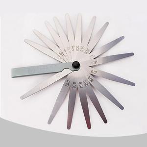 0.02-1.00mm 17 블레이드 필러 게이지 엔진 밸브 조정을 위한 미터법 간격 필러 게이지 측정 도구
