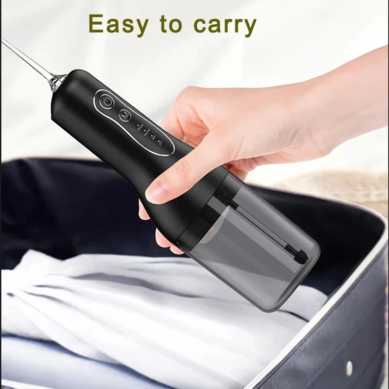 구강 세정기 휴대용 치과용 물 치실 USB 충전식 워터 제트 치실 치아 픽 제트 팁 모드 방수