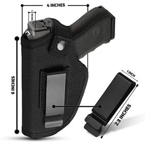 야외 몰리 사냥 홀스터 나일론 숨겨진 총 주머니 글록 Sig Sauer Beretta Kahr Bersa IWB 홀스터 사냥 장비