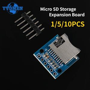 1/5/10pcs 마이크로 SD 스토리지 확장 보드 Arduino 용 핀이있는 미니 마이크로 SD TF 카드 메모리 실드 모듈