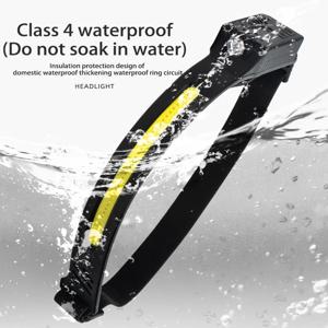 ZLang LED 센서 전조등 캠핑 검색 라이트 헤드 손전등 충전식 강력한 램프 전면 랜턴 COB 헤드 라이트