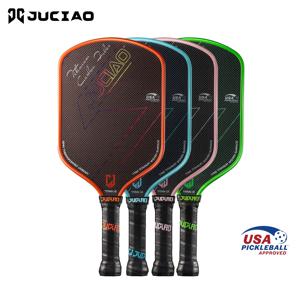 JUCIAO T-티타늄 피클볼 패들 스핀 및 제어용 탄소 섬유 피클볼 폼 주입 가장자리 열성형 피클볼