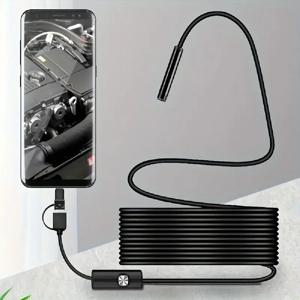 1200P 미니 카메라 1m/2m/5m/10M 하드 유연한 튜브 MircoUSB TYPE-C 내시경 비디오 검사 PC/안드로이드 자동차 내시경