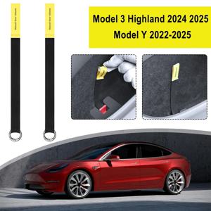 Tesla Model 3 Highland 2024 2025 모델 Y 2022-2025 비상 핸들 스트립 액세서리 용 뒷문 비상 안전 풀 로프