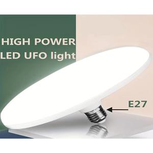 6500k 천장등 차고등 LED 전구 AC 220v E27 베이스 가정용 에너지 절약 램프 15W 실내 조명 플라잉 소서 조명