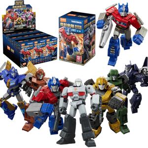 Riginal Blokees 변환 하나 Optimus Prime Tarn Megatron 충격파 빌딩 블록 액션 피규어 로봇 합금 G1 애니메이션 완구
