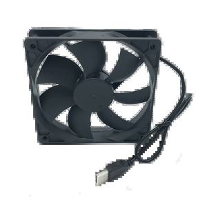 120mmx120mmx25mm 80mmx80mmx25mm 12볼트 유체 베어링 USB 배기 냉각 팬