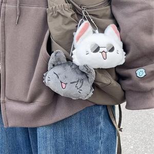 게토 스구루 및 사토루 고조 봉제 코스프레 인형 펜던트 키링, 애니메이션 키체인 액세서리, 팬 선물