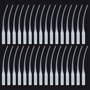 접착제 팁, 100pcs 플라스틱 접착제 마이크로 팁 접착제 익스텐더 예술 공예 취미 프로젝트를위한 정밀 CA 접착제 애플리케이터 기타