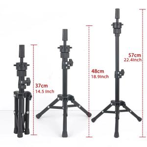 150cm 가발 스탠드 삼각대 마네킹 헤드 스탠드 (마네킹 연습용 헤드 홀더, 미용 클램프 삼각대 스탠드 홀더)