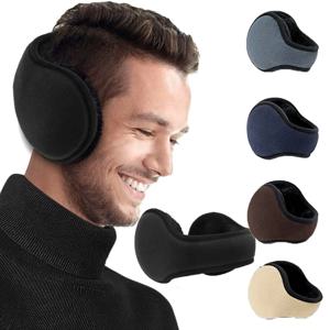 겨울 unisex 따뜻한 모피 귀마개 남성 여성 벨벳 귀마개 두꺼운 따뜻한 귀 커버 야외 사이클링 스키 플러시 귀 보호기