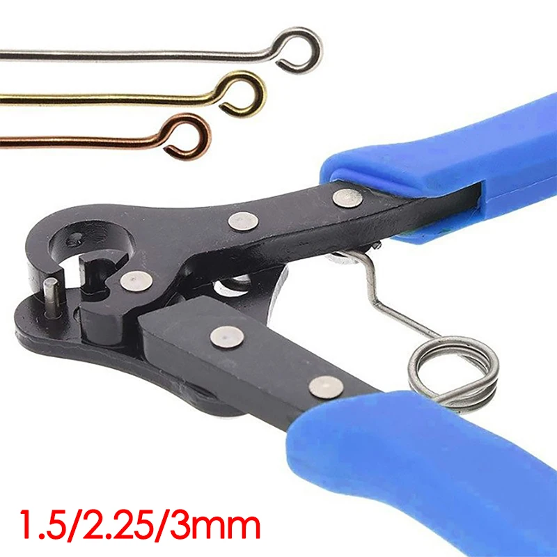 1.5/2.25/3mm 와이어 라운드 코 와인딩 C 링 펜치 보석 만들기 도구에 대한 와이어 롤링 펜치 아이 헤드 핀 펜던트 만들기