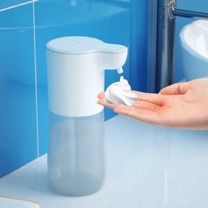 스마트 센서 자동 터치리스 폼 비누 및 손 소독제 디스펜서 USB 충전식 350ml 가정용 욕실 주방