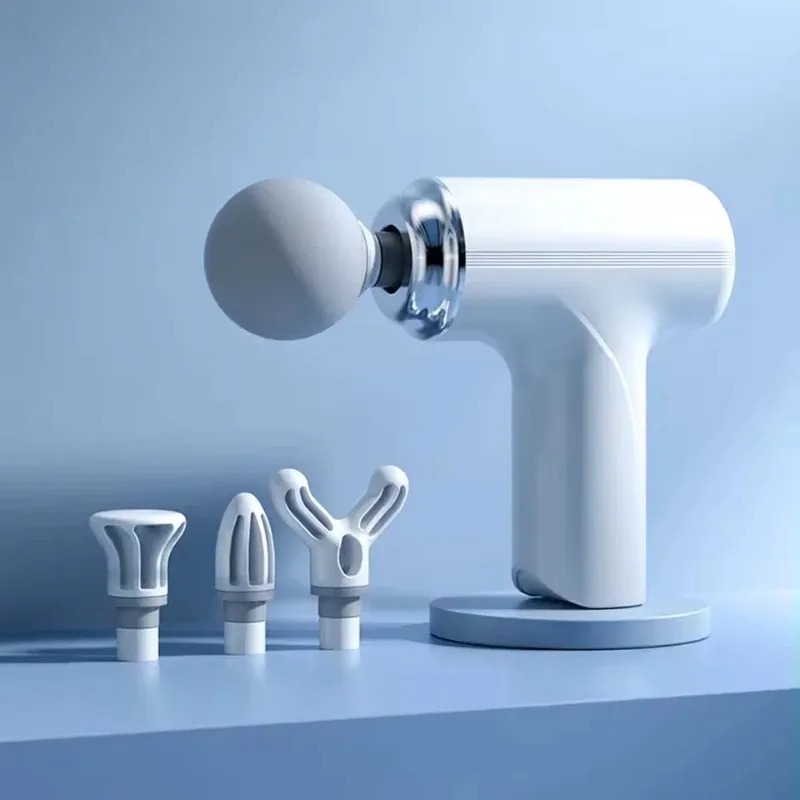 진동 마사지 건 충전식 무선 근육 이완 마사지기 미니 전문가용 피트니스 휴대용 전기 근막 마사지기