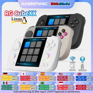 ANBERNIC RG Cubexx 레트로 핸드 헬드 게임 콘솔 3.95 