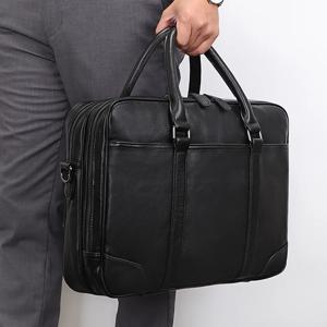 유명 브랜드 남자 서류 가방 정품 가죽 남자 가방 패션 남성 어깨 노트북 가방 핸드백 비즈니스 암소 가죽 남자 서류 가방