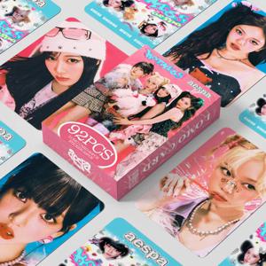 새로운 AESPA 92개 홀로그램 포토카드 – 아이돌 팬 수집품을 위한 프리미엄 K-POP 앨범 사진