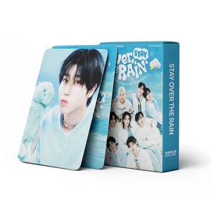 55 개/대 Kpop 아이돌 SK 카드 포토 카드 새 앨범 5Th FanClub Stay Over The Rain 엽서 팬 컬렉션 선물