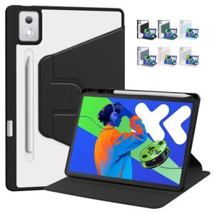 Lenovo Xiaoxin Pad Pro 12 7 2025 케이스 TB375FC Lenovo Tab P12 12.7 인치 TB371FC 2023 용 아크릴 회전 스탠드 태블릿 Funda