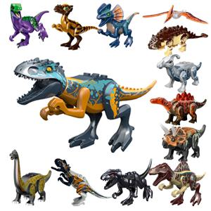 멋진 쥬라기 공룡 세계 Velociraptor 트리케라톱스 Indominus T-Rex 모델 빌딩 블록 조립 어린이를위한 장난감 소년 선물
