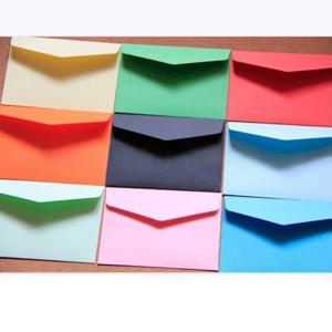 11.5x8cm 단색 봉투 미니 컬러 인쇄되지 않은 봉투 빈 단색 봉투 카드 보관