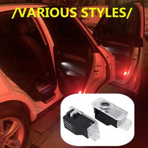아우디 A1 A3 A4 A5 A6 A7 A8 TT Q3 Q5 Q7 Q8 S3 RS 스포트백용 90 LED 자동차 도어 프로젝터 고스트 섀도우 웰컴 라이트 액세서리 2개