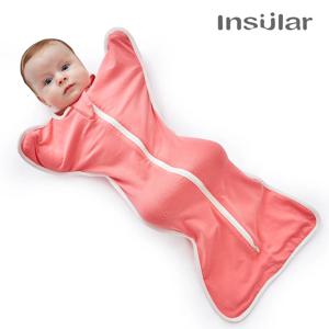 INSULAR 코튼 아기 침낭 사계절 지퍼 백, 신생아 아기 가방, 포장 침구 포대기 잠옷, 신제품