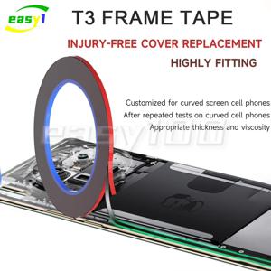 MECHANIC T3 테이프 0.3MM LCD 화면 조립 용 양면 접착 프레임 테이프 휴대 전화 방수 씰링 수리 도구