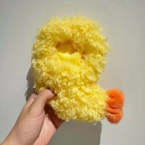 Labubu 17cm 재미 있은 봉제 인형 튀긴 새우 복장 디스플레이 DIY Labubu 스탠딩 옷 인형 액세서리