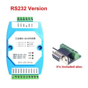 MBUS/M-BUS 마스터 스테이션 - RS485/RS232 변환기 미터 판독 집중 장치 최대 500개의 슬레이브 스테이션 지원